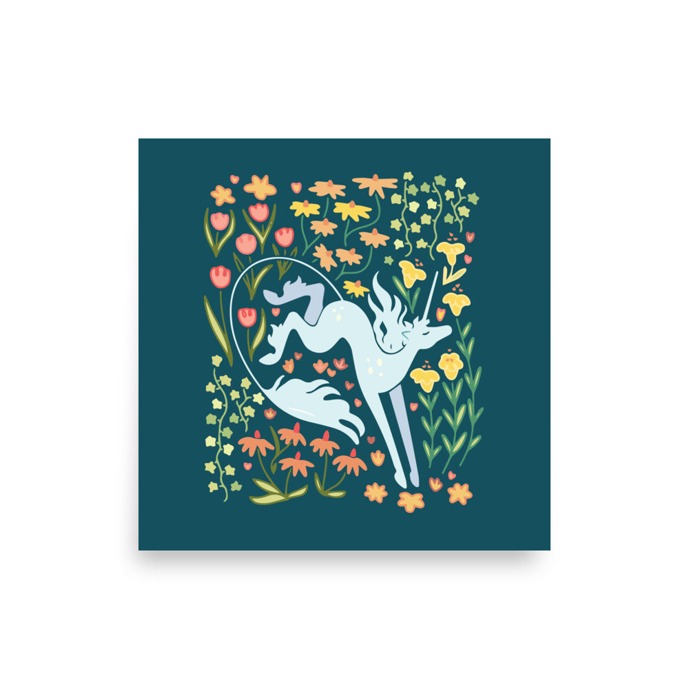 Unicorn Meadows Poster