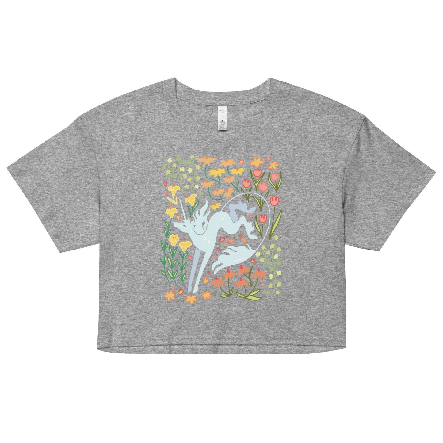Unicorn Meadows crop top