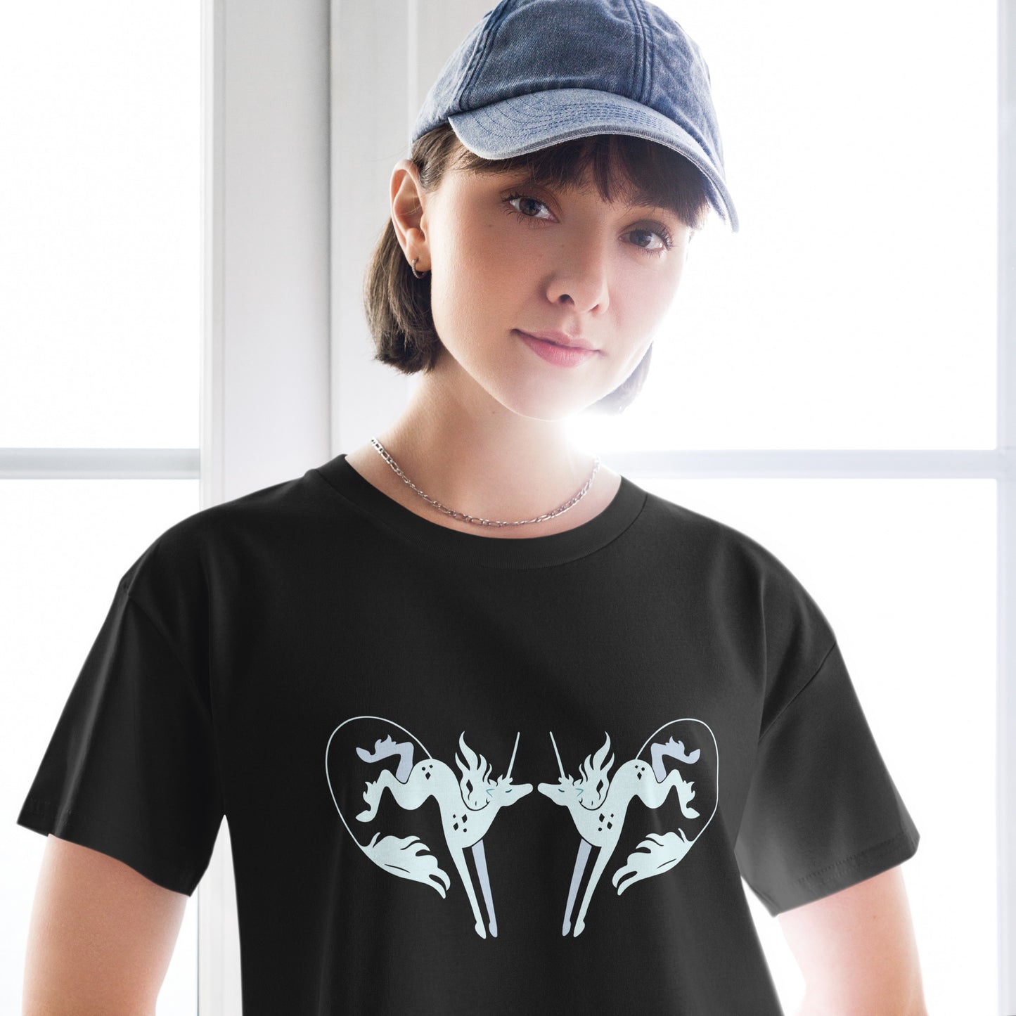 Unicorn Kisses crop top