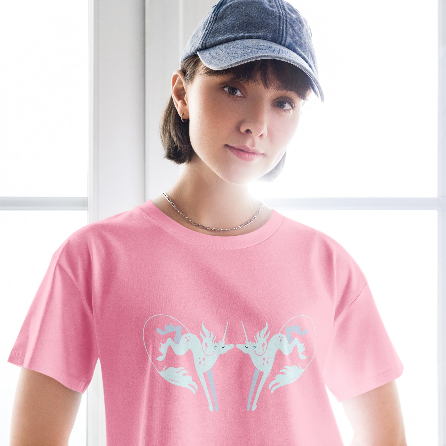 Unicorn Kisses crop top