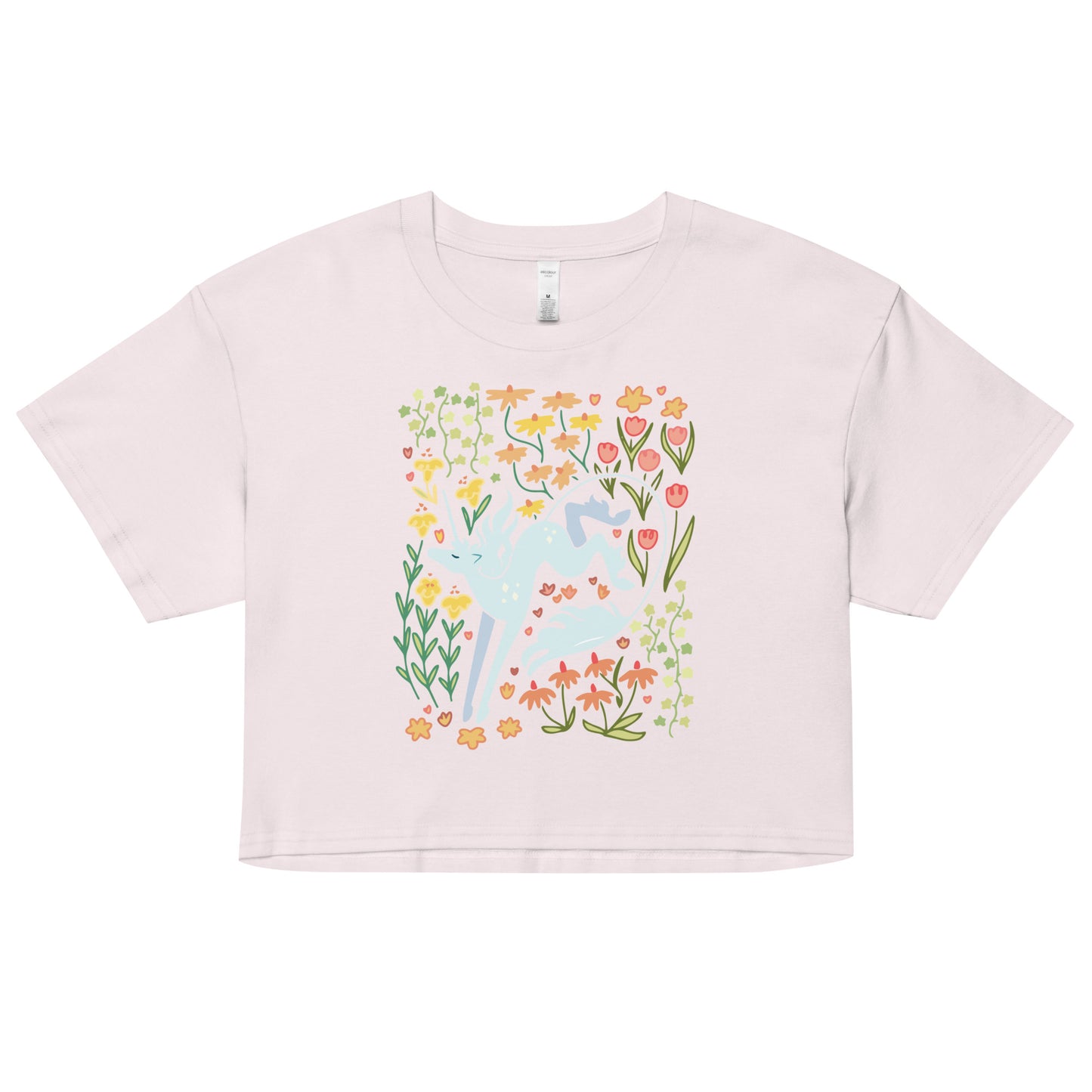 Unicorn Meadows crop top