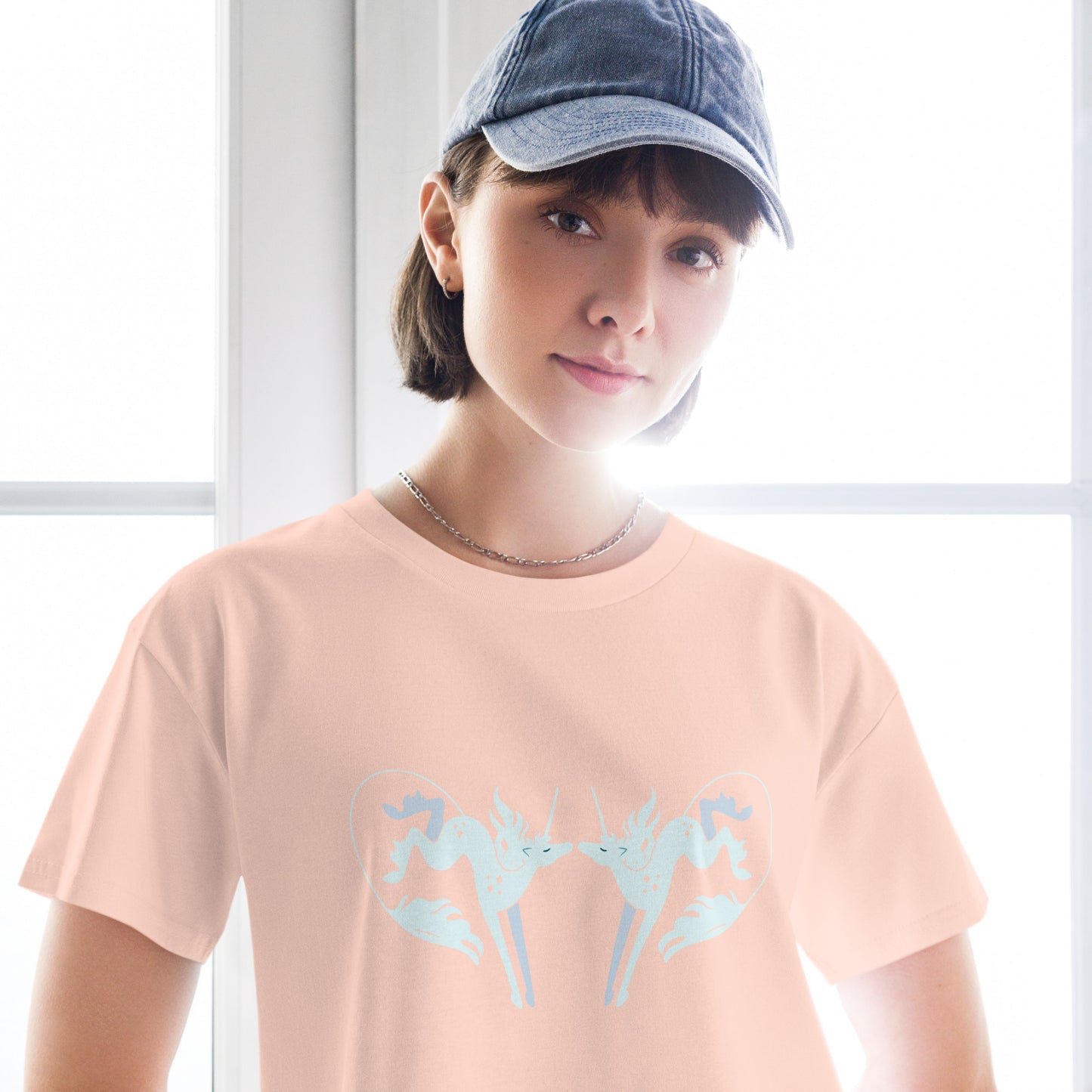 Unicorn Kisses crop top