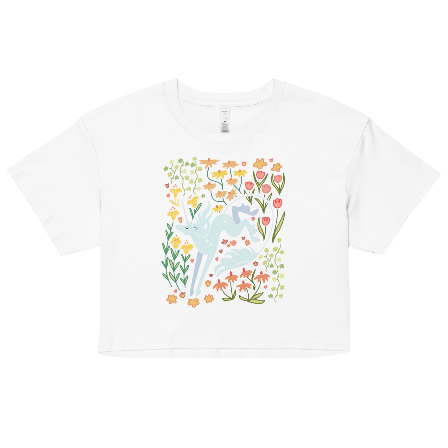 Unicorn Meadows crop top
