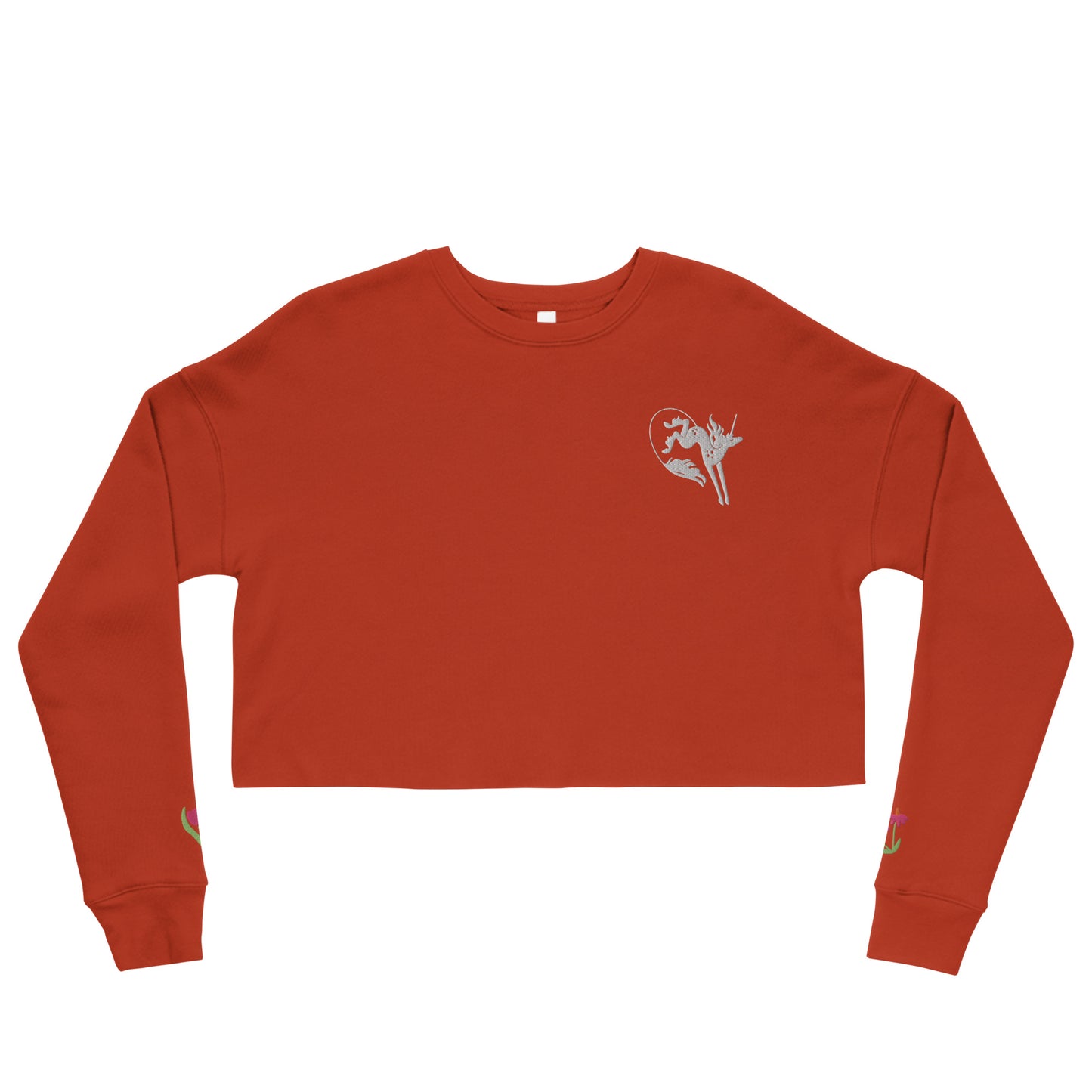 Unicorn Meadow Crop Sweatshirt