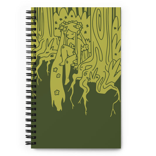 Woodland Elf Spiral notebook