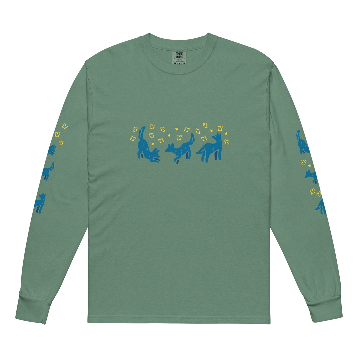 Puppies Frolicing Long Sleeve T