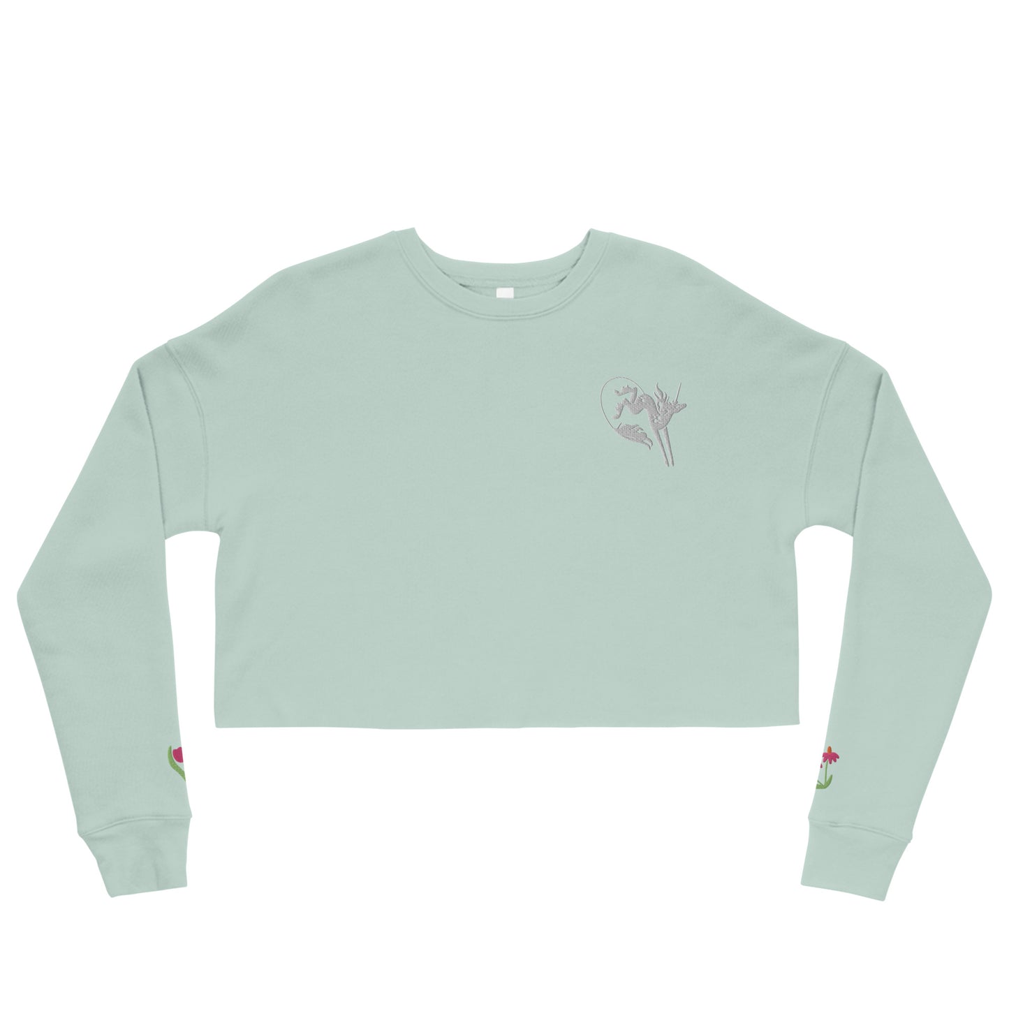 Unicorn Meadow Crop Sweatshirt