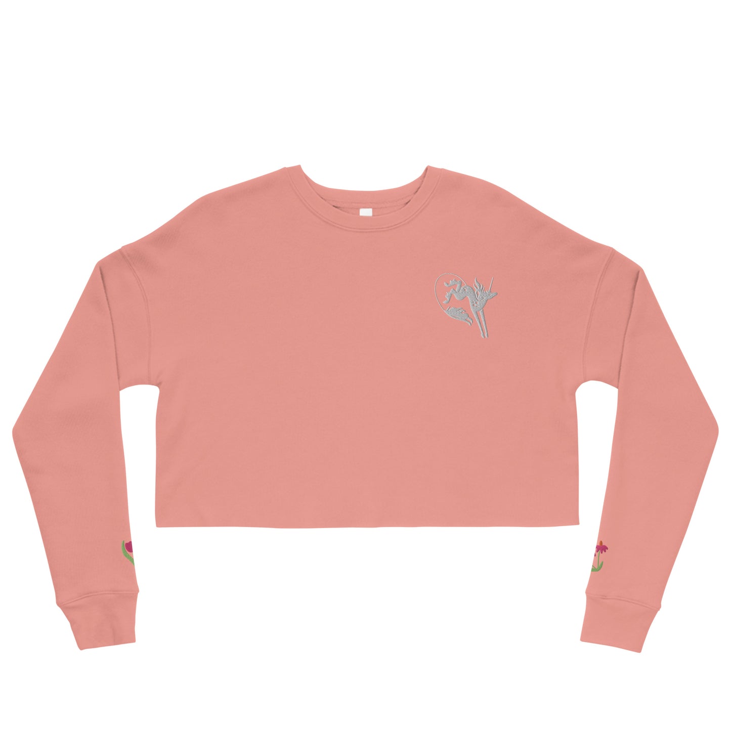 Unicorn Meadow Crop Sweatshirt